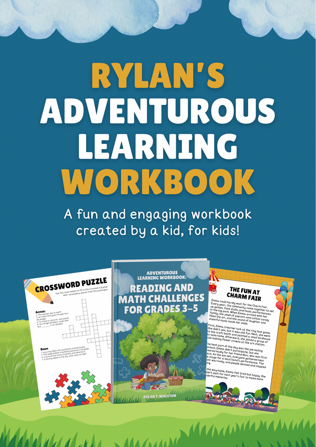 Adventurous Learning Workbook: Reading & Math Challenges for Grades 3-5 by Rylan T. Walston